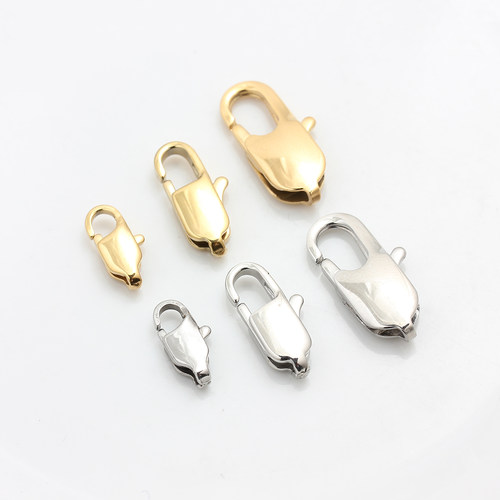 不锈钢钛钢18K金长方扣CP扣头