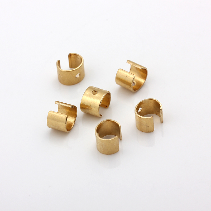 纯铜黄铜C形扣夹线扣夹绳扣配件