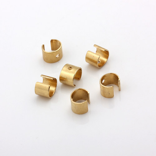 纯铜黄铜C形扣夹线扣夹绳扣配件