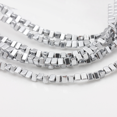 银色三角珠子碎石珠子保色散珠