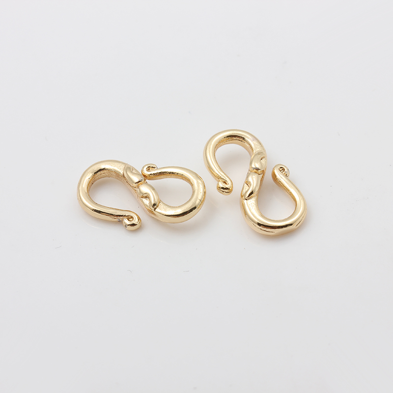 18K包金保色S扣活扣配件