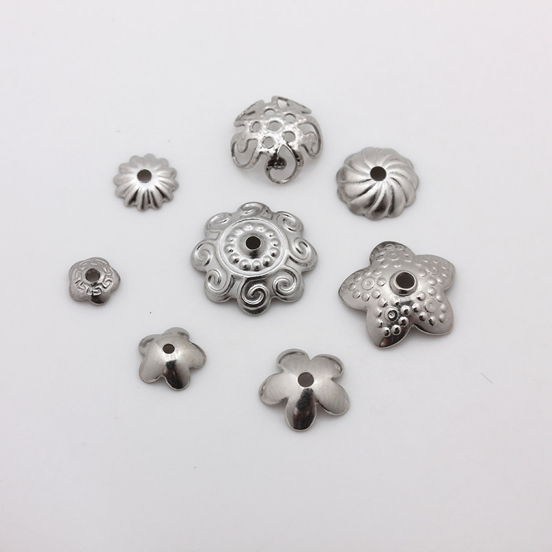 50个不褪色不锈钢钛钢花托项链配饰手链隔珠串珠散珠diy饰品配件,饰品/流行首饰/时尚饰品新,其他DIY饰品配件,淘宝优惠券,粉丝福利购,淘宝优惠卷