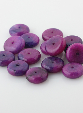 紫色水晶舒俱来紫龙晶隔片隔珠垫片散珠diy手链项链材料饰品配件