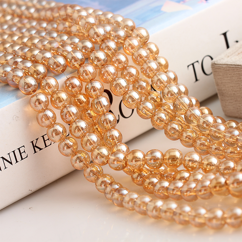 水晶不掉色耳环项链散珠