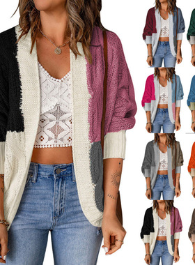 Women shawl autumn/winter knitted cardigan sweater女开衫毛衣