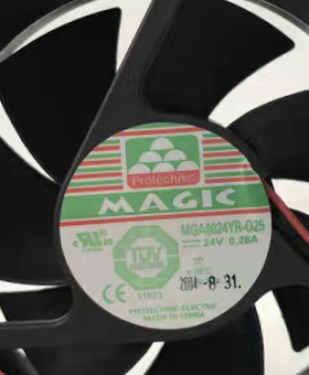 原装永立MAGIC 8025 MGA8024YR-025 DC24V 0.26A 8CM  变频器风扇