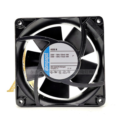 4650N原装德国风机ebmpapst 4656N 12038 4寸 220V耐高温散热风扇