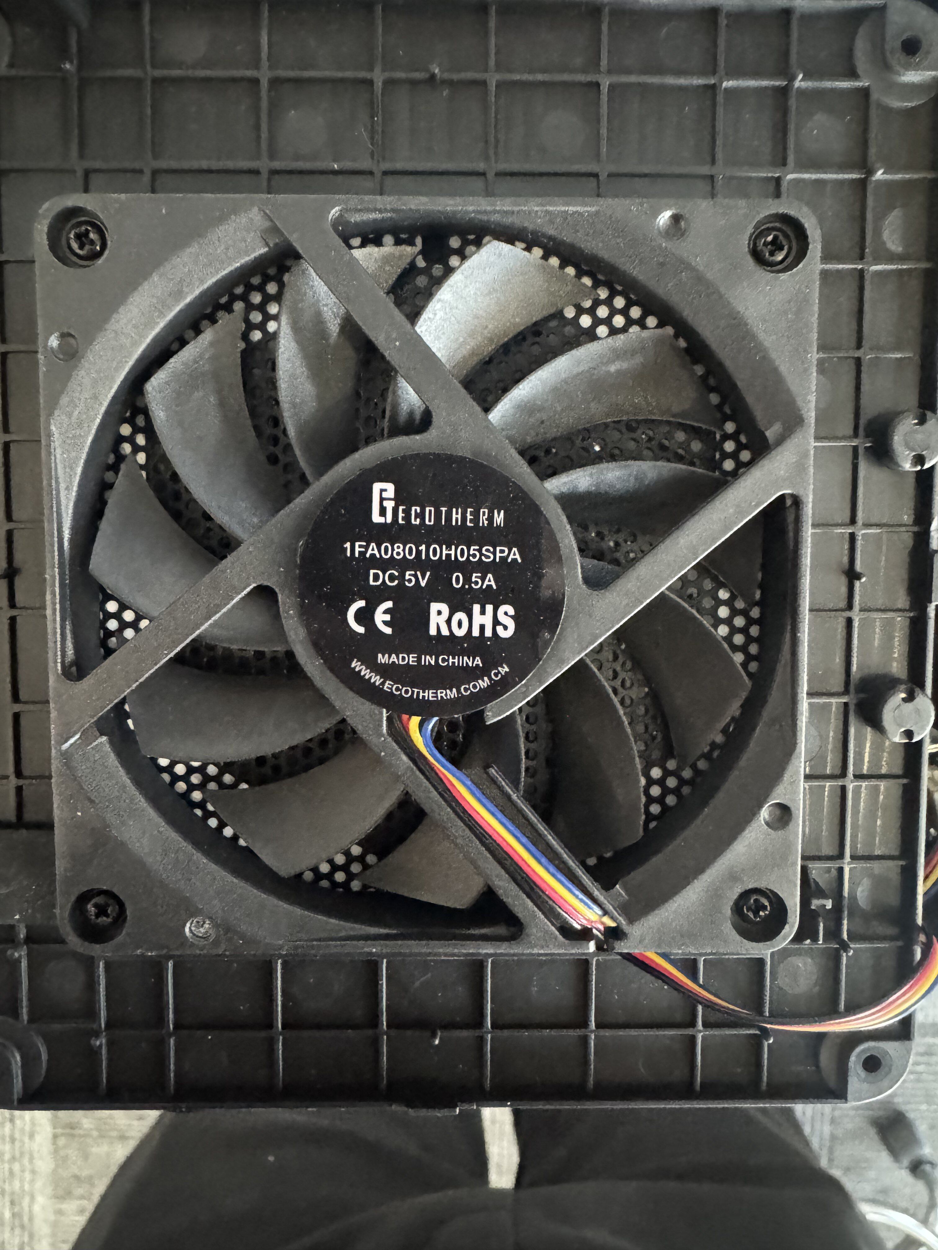 超薄 8010 8CM 5V/12V/24V静音PWM智能温控CPU USB 机箱散热风扇