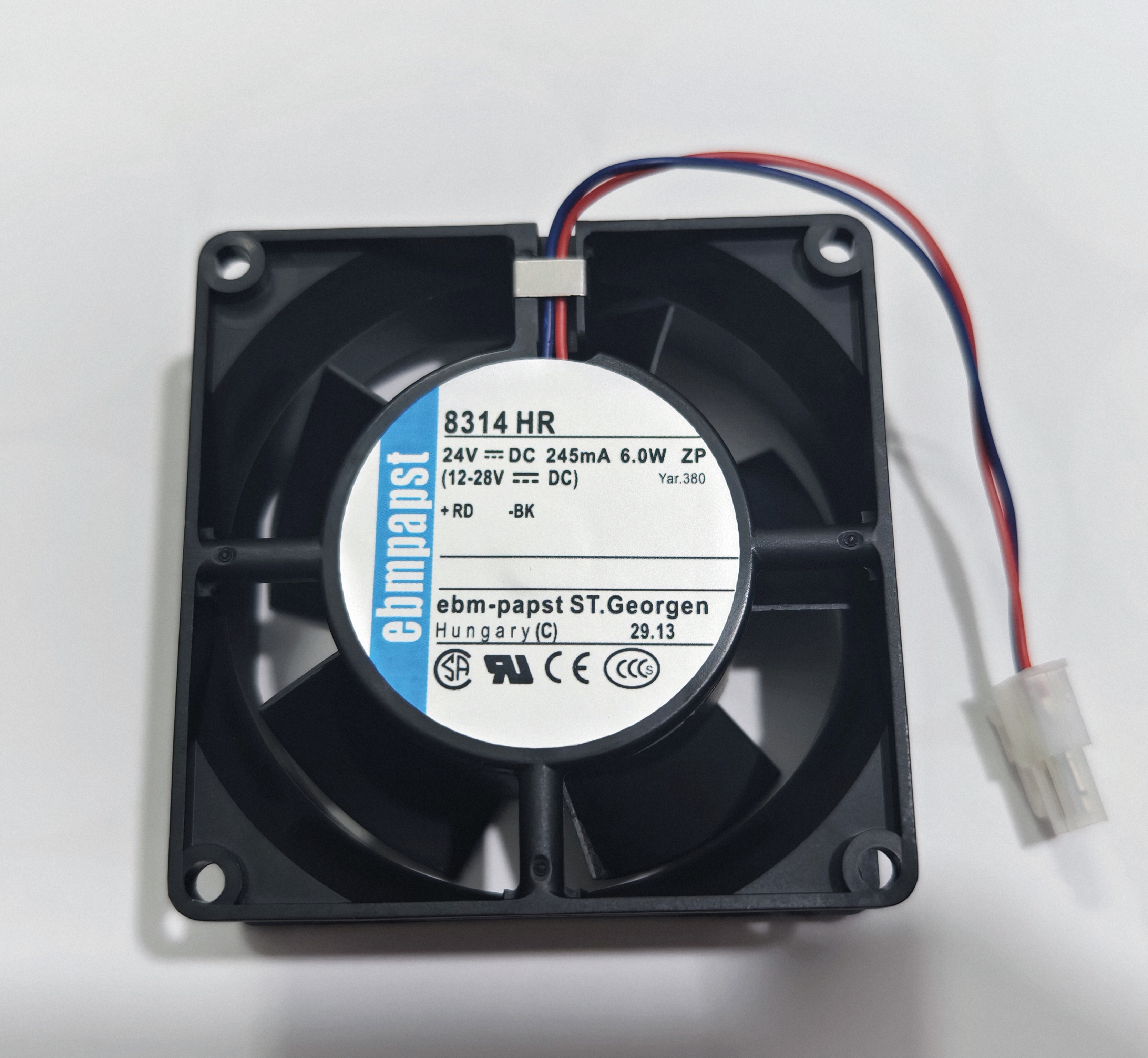 ebmpapst 8314 H HR HL HU/2HU/2H/19H U 8CM 24V变频器散热风扇