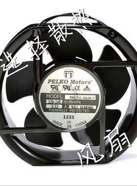 派尔可 PM1751HA2B-7 17251 AC220-240V 0.32A 交流散热风扇