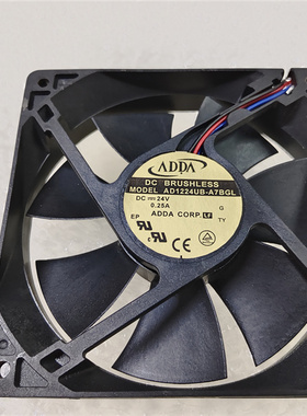 AD1212UB-A7BGL全新ADDA 12025 12CM 12V 0.50A 双滚珠4线PWM风扇