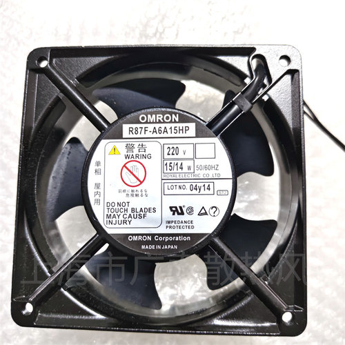 OMRON欧姆龙R87F-A4A/A6A15HP/LP 200V/220V 16/15W散热风扇12038