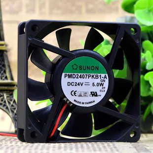 正品台湾建准PMD2407PKB1-A 7020静音7CM 24V 5.0W变频器散热风扇