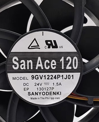 三洋SanAce 24V 1.5A 12038 9GV1224P1J01 12厘米 变频器暴力风扇