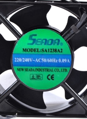 SA1238A2 台湾SEADA立德轴流风机 激光焊机风扇 智能鞋柜排风扇