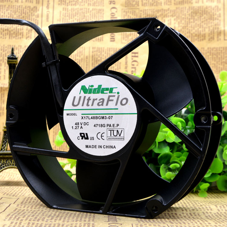Nidec 风机 X17L48BGM3-07 48V 1.27A海立普变频器风扇172*150*51