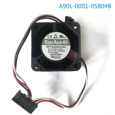9PF0424H304全新三洋SanAce40 A90L-0001-0580#B FNUAC发那科风扇