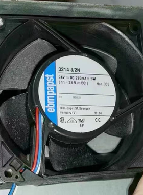 德国/ebmpapst 9238 9CM 3214J/2N 24V 6.5W ABB变频器散热风扇
