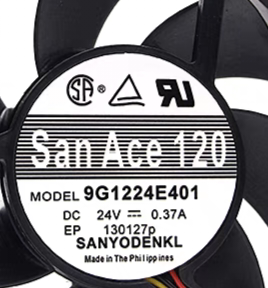 9G1224E401 三洋 24V 0.37A 12025 12CM/厘米变频器散热风扇