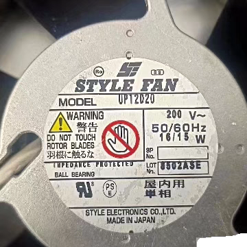 STYLE FAN UP12D20 UP12D10 UP12D22 UP12D23 12CM 200V 散热风扇