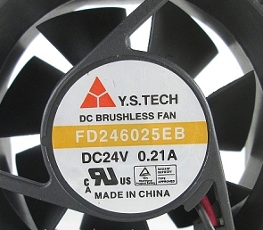 台湾元山Y.S.TECH FD246025EB 6025 24V 0.21A 散热风扇 电源风扇 电脑硬件/显示器/电脑周边 散热器/风扇 原图主图