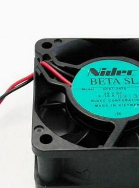 全新原装日本NIDEC 6CM 60*60*25变频器风扇24V 0.1A D06T-24TU