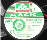 全新原装MAGIC MGA9224UB-025 24V 0.48A 9025 9CM变频器散热风扇
