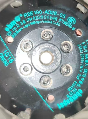全新德国 R2E190-AO26-05 230V 0.26A M2E068-BF涡轮离心风机