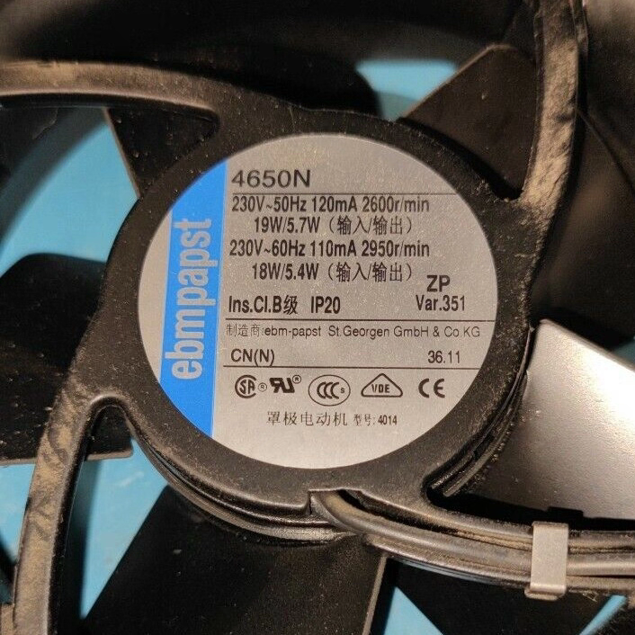 4650N 德国全新风机 4656N 4650n-465 4寸12038耐高温散热风扇