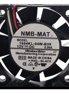 NMB 1604KL-04W-B39/B49/B59/B40/B50 4010安川伺服驱动器风扇12V