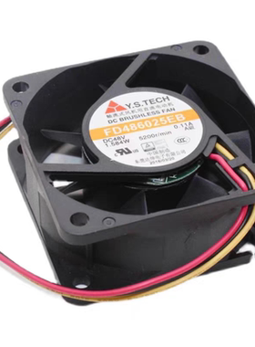 正品 Y.S.TECH元山 FD486025EB 6025 48V双滚珠变频器散热风扇