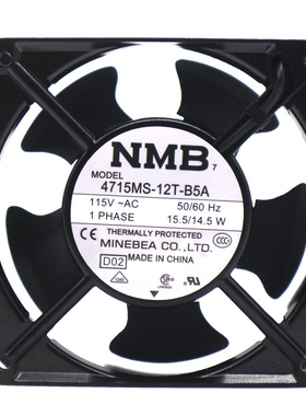 NMB-MAT 4715MS-12T/10T-B50/B5A AC115V 100V散热风扇