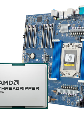 技嘉MH53-G40+AMD撕裂者7955WX 7965WX 7975WX 7985WX板卡套餐