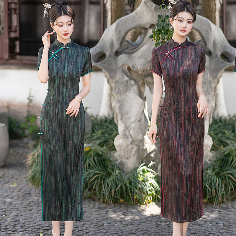 蔓楼兰官方逸红颜独特漂亮一珂锦绣国际大牌旗袍先生崔万志旗舰店