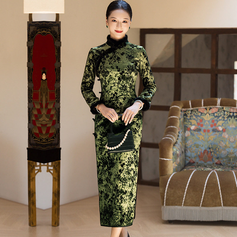 娘子写凤禧苏之绣梦至超名兰世家崔万志官方旗舰店女装百武西旗袍