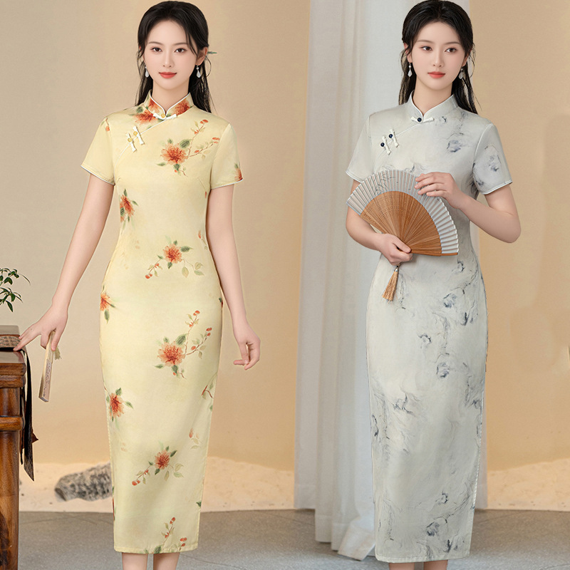 蔓楼兰官方逸红颜独特漂亮古棠精裁国际大牌旗袍先生崔万志旗舰店