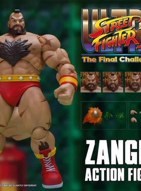 ST街头霸王1/12桑吉尔夫可动人偶关节可动模型手办摆件礼物限定版