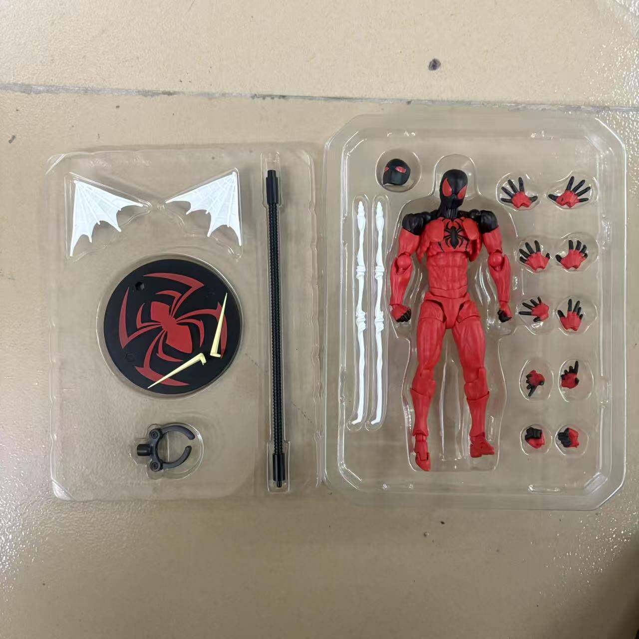 二厂MESSTOYS凯恩帕克猩红邻居猩红蜘蛛侠红战衣关节可动手办模型