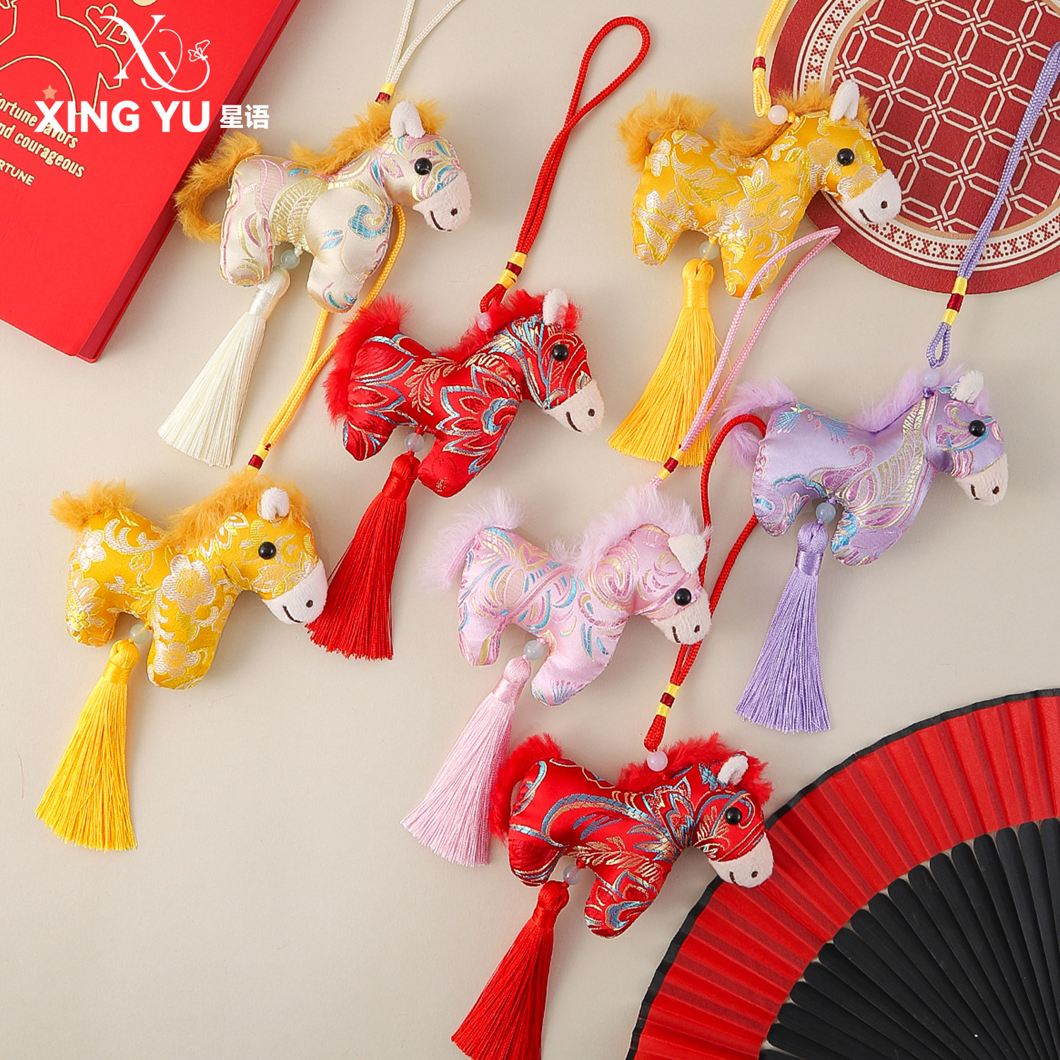 星语 2026宋锦生肖马香包香囊流苏吊坠挂件马上有钱年宵节福桶diy,鲜花速递/花卉仿真/绿植园艺,花艺材料,淘宝优惠券,粉丝福利购,淘宝优惠卷