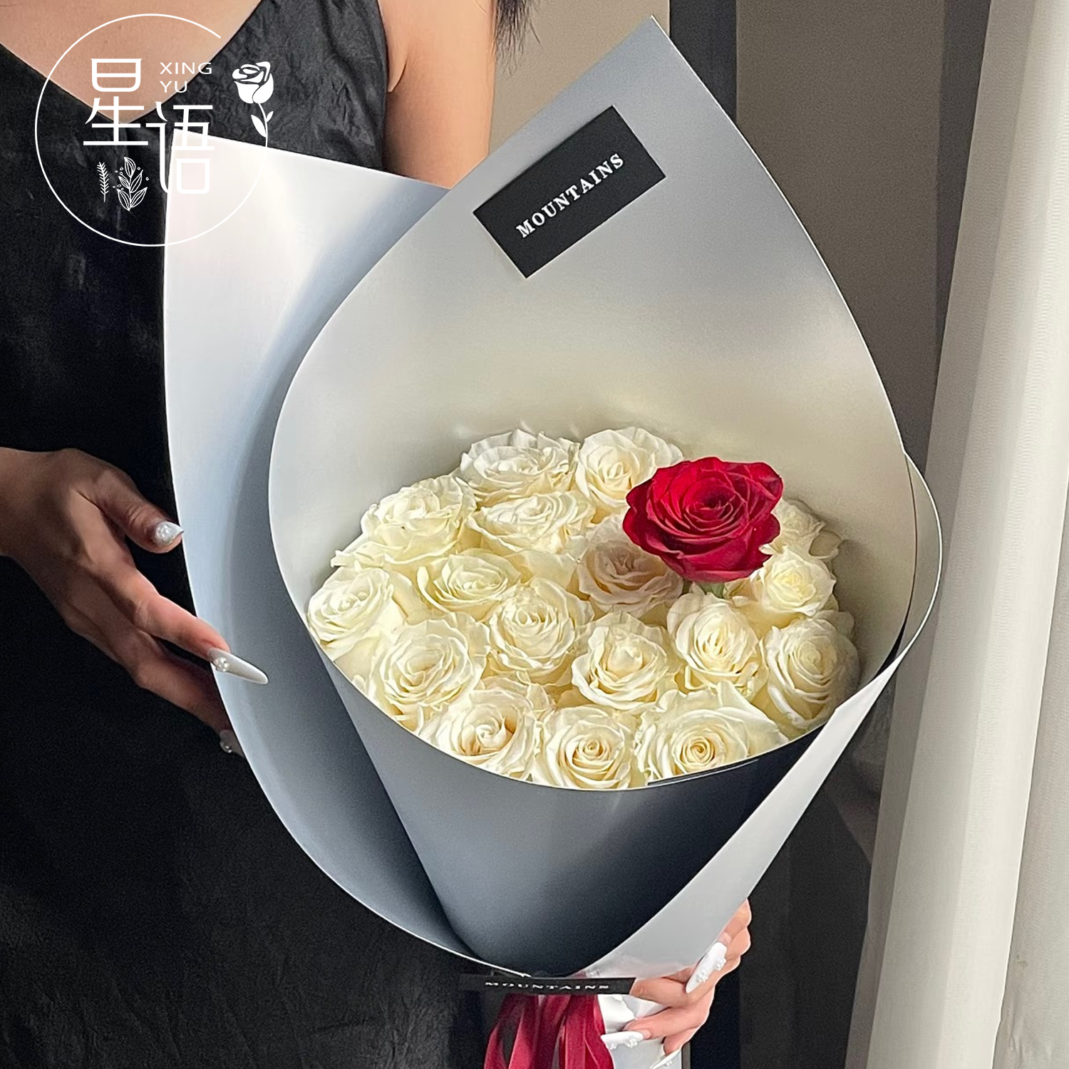 双面哑银造型纸银色珠光膜包装纸