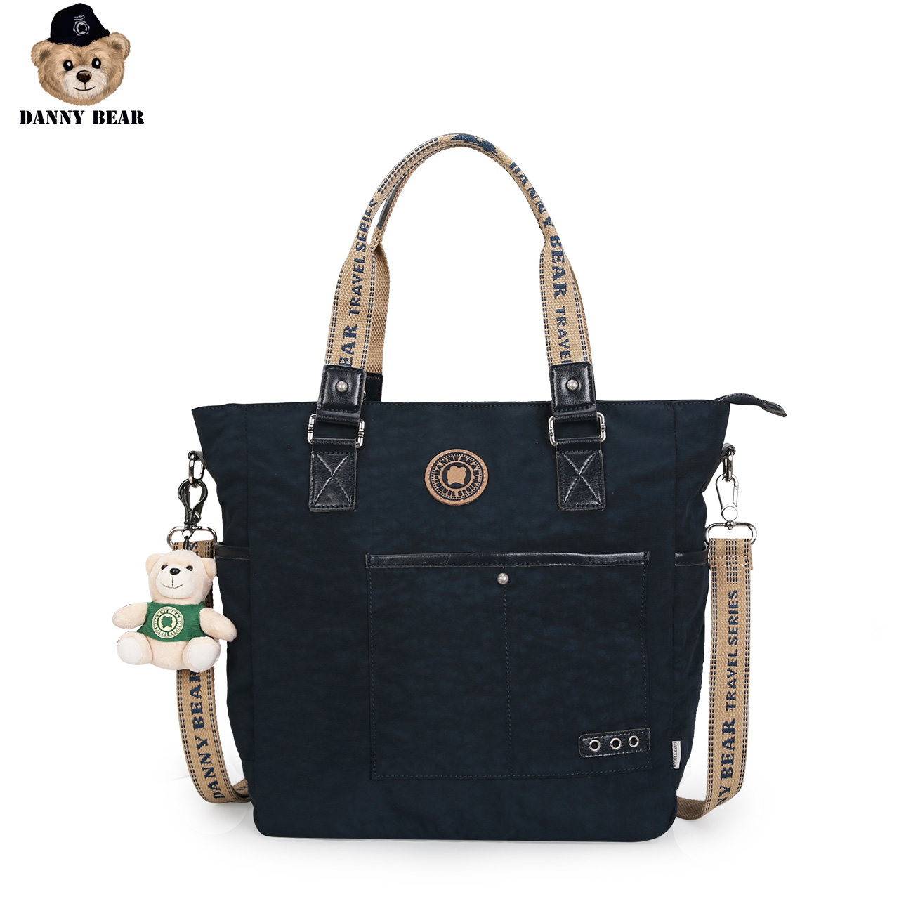 丹尼熊2020新款手提包 休闲大容量斜挎单肩包尼龙布包DBWB8118003