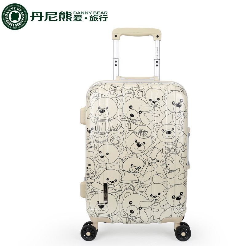 丹尼熊拉杆行李箱男女旅行箱 时尚硬箱印象熊20/28寸拉杆箱