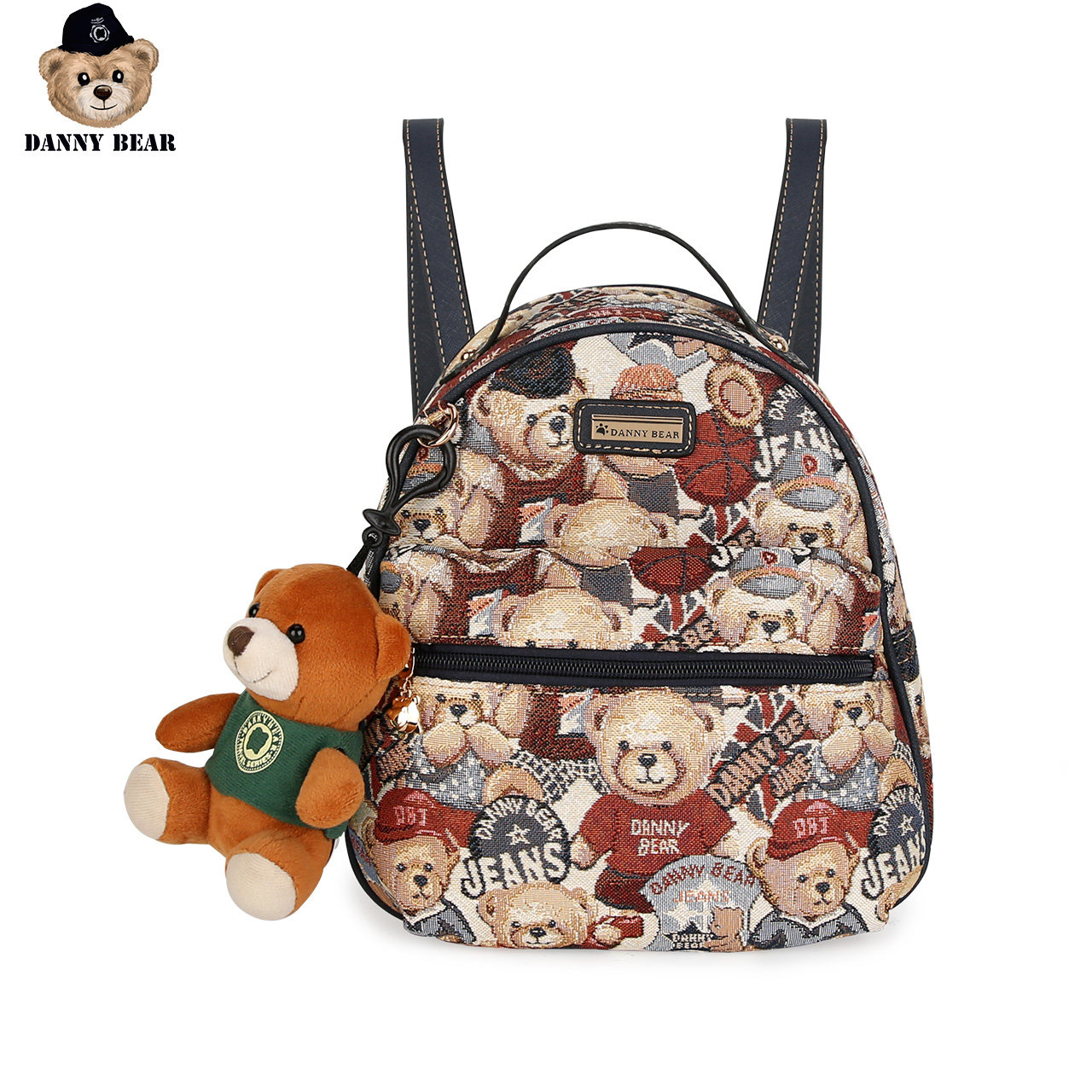 丹尼熊迷你小双肩包旅行背包日韩版学院风女士双肩包包DMB9115063