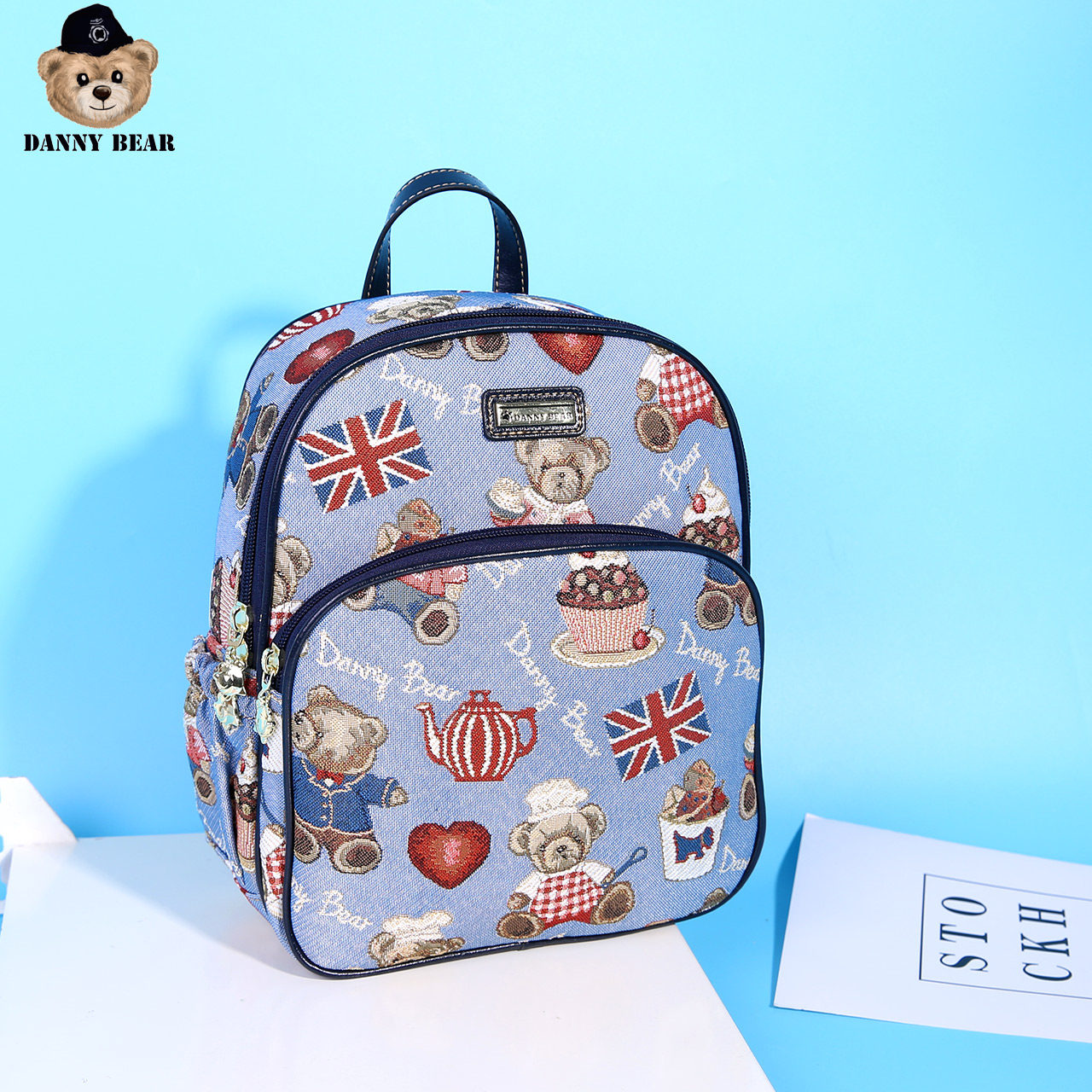 丹尼熊女背包小号双肩包韩版时尚小熊包包女2020新款百搭小背包女