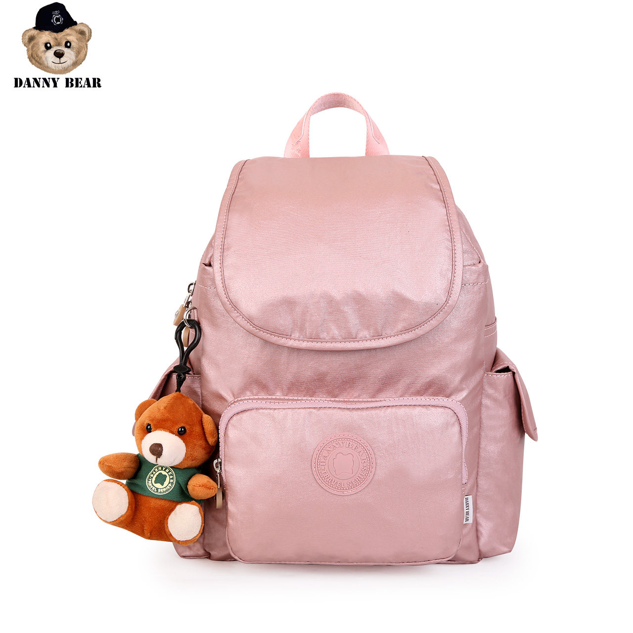 丹尼熊纯色双肩包 2020新款旅行潮流休闲背包MINI女包DMDB9118011