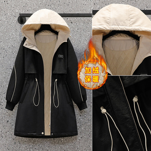 冬装棉衣外套胖妹妹200斤大码女装棉衣棉服羊羔毛派克服假两件潮