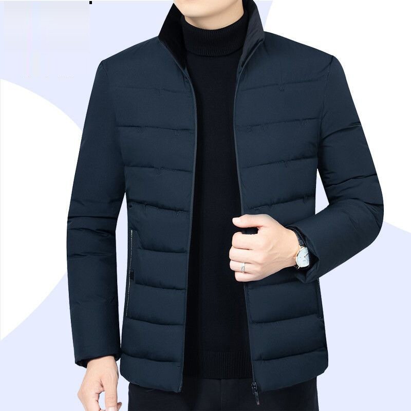 2023新款男士外套冬季保暖棉服加厚短款修身棉袄羽绒棉衣防寒服8