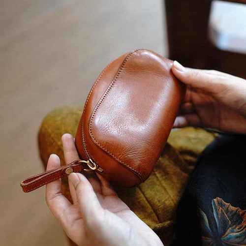 复古小包便携式软皮日式女士手拿包小众女高级感多功能大容量钱包