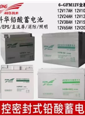 KELONG科华蓄电池6-GFM-100 12V120AH65AH38AH24AH17A机房UPS电源