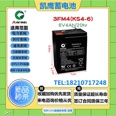 KAIYING凯鹰蓄电池3FM46V4AH